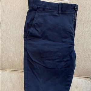J. Crew Men’s Navy 250 Skinny-fit chino pant 31/30
